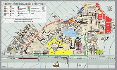 map of the Universtiy of Miami campus