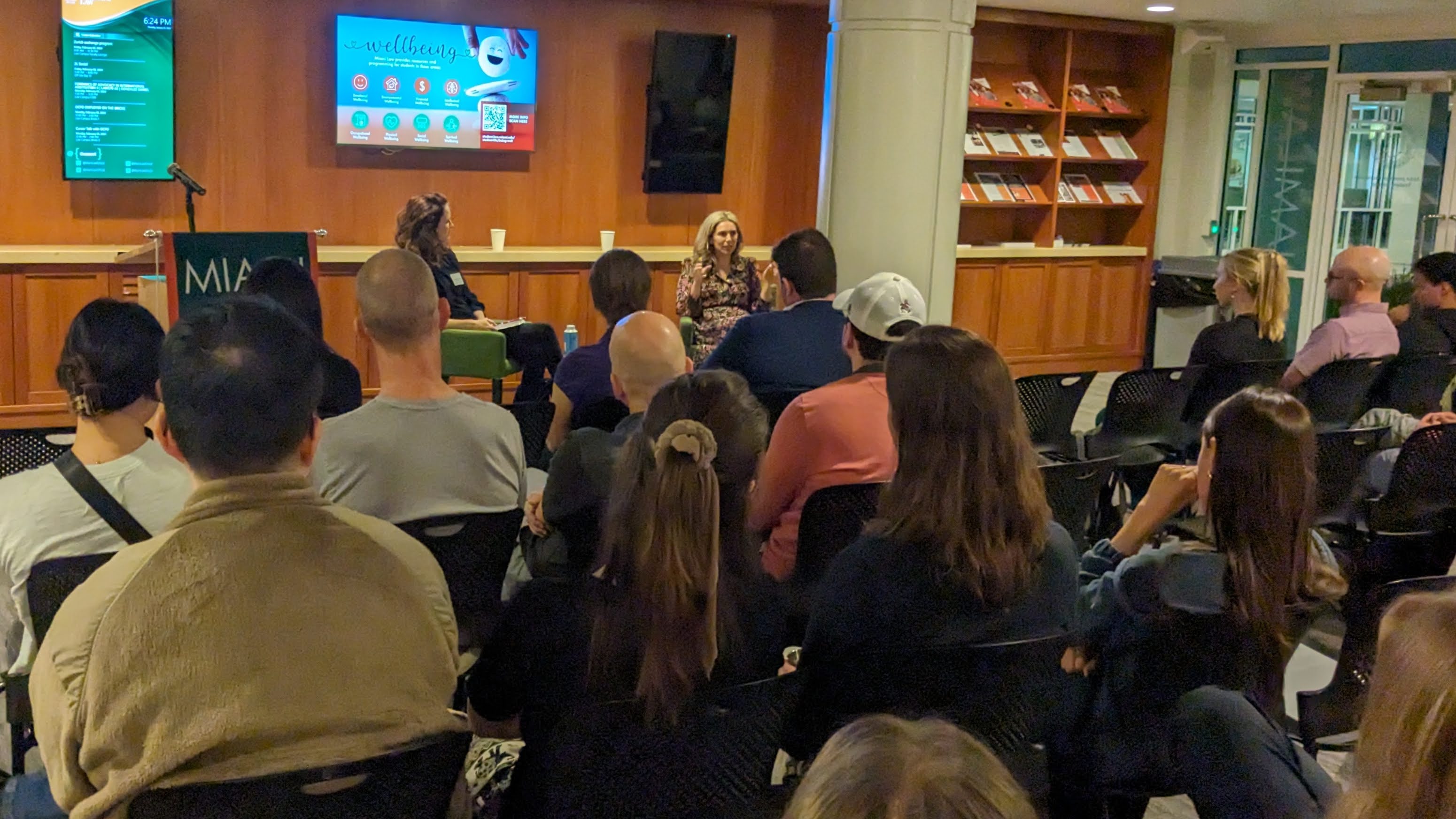 Miami Law faculty and students join Prof. Bradshaw and Prof. Jacquet 