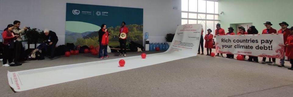 Climate Activists Protesting in Week 2 of COP 29